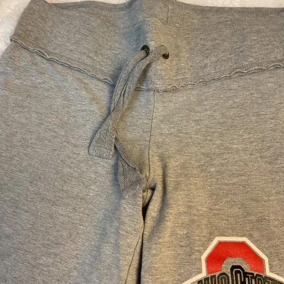 Pro Edge Ohio State Buckeyes Gray Sweatpants Women's S/P Wide Leg - Picture 3 of 7